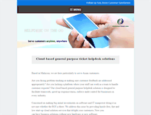 Tablet Screenshot of customer-ticket.com